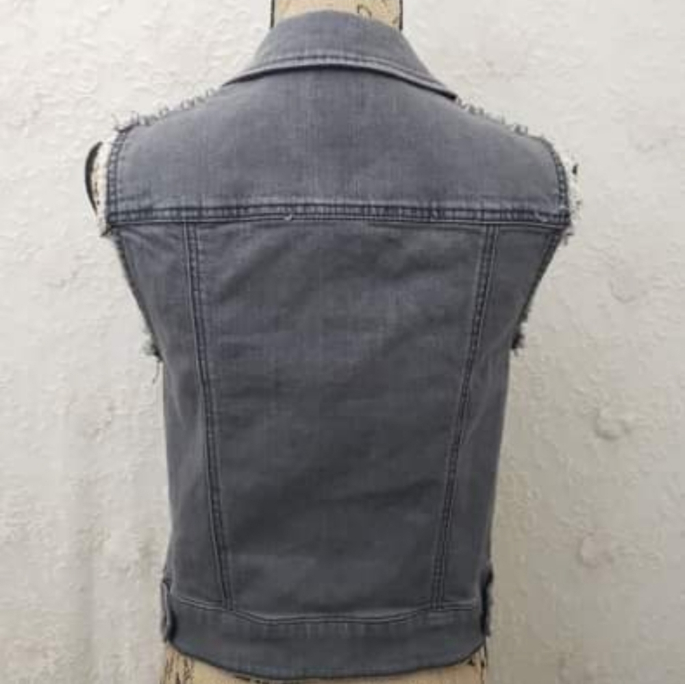 BP button down faded black studded vest - Picture 16 of 16